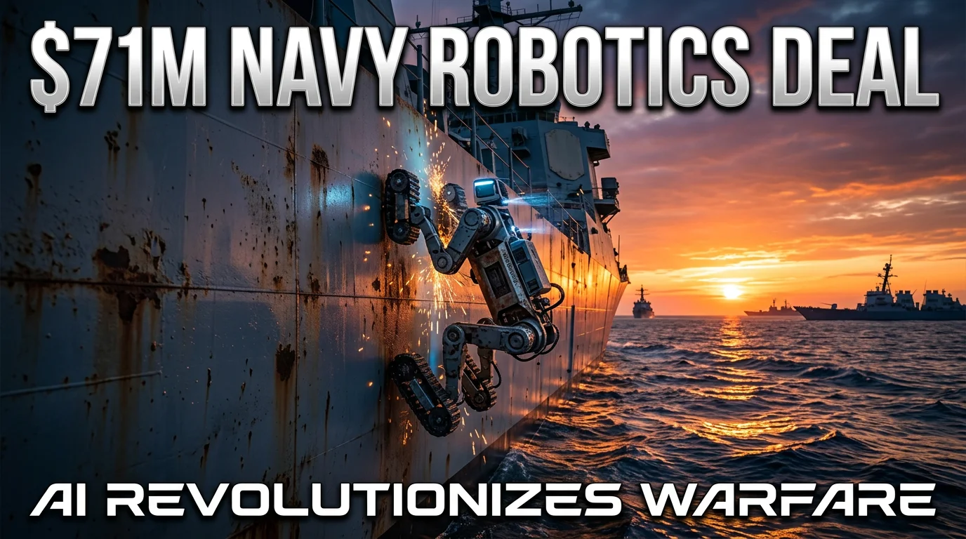 🚀 $71M US Navy Robotics Deal: AI Robots Revolutionize Warfare (2026 Breaking News)