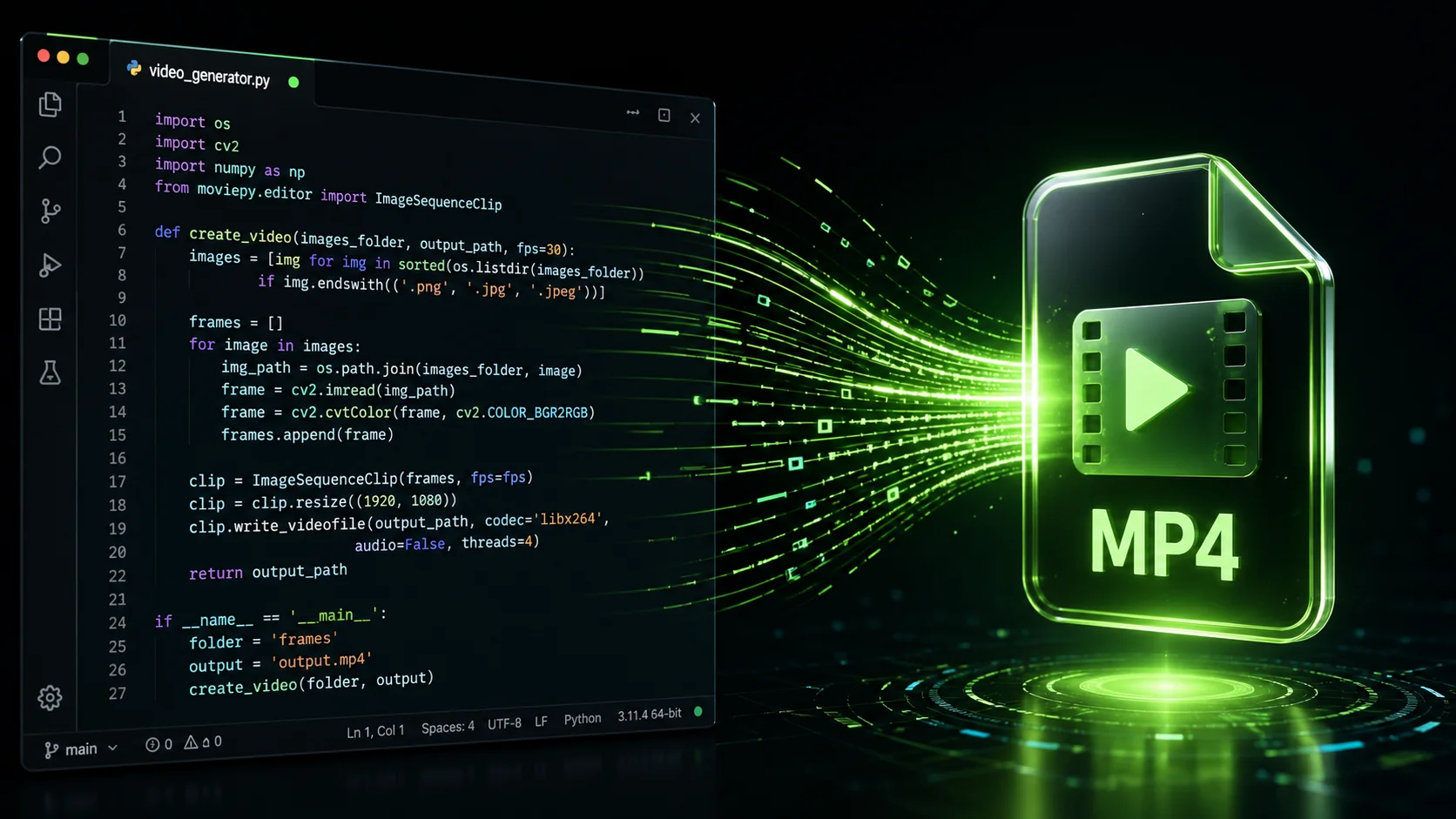 How to Convert a Code Snippet into a Video – Step-by-Step Guide (Free Tool)